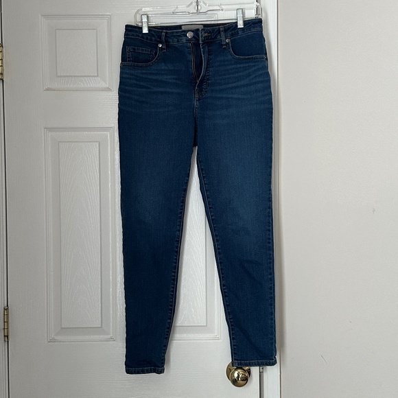 Everlane The Curvy High-Rise Skinny Jean Size 30 Dark Wash Classic Fit - Picture 1 of 6
